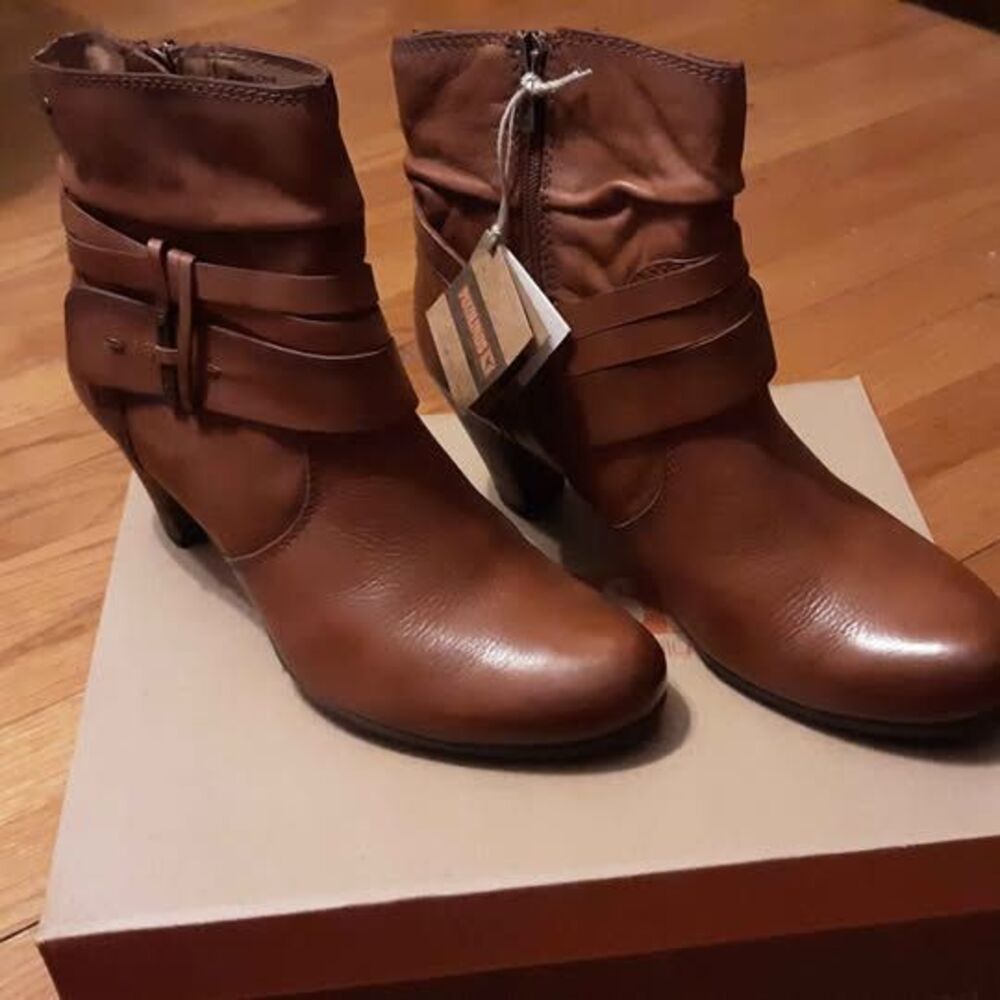 Pikolinos Naturally Good Cognac boots Womens 41M